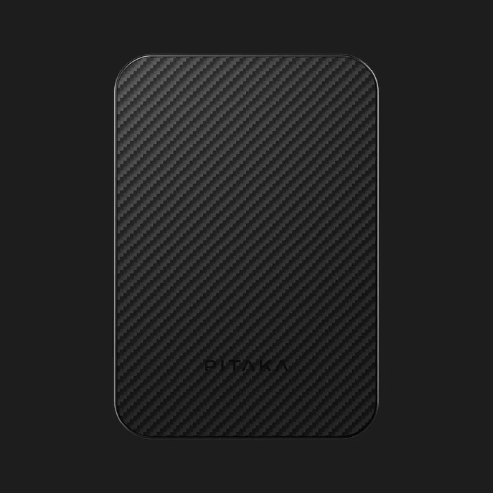 Зарядное устройство Power Bank Pitaka Aramid Fiber Magnetic Qi2 (5000mAh)
