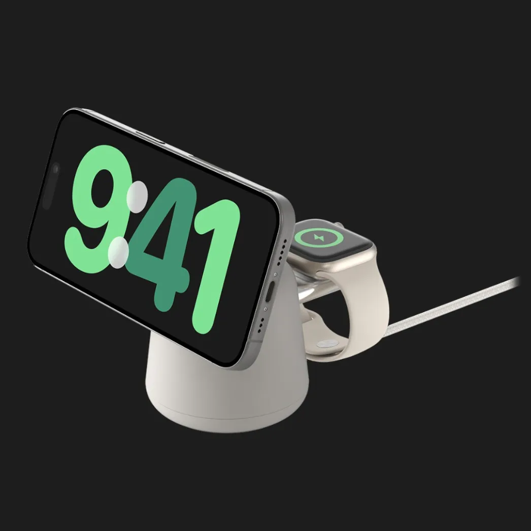 Беспроводная зарядка Belkin 2 in 1 MagSafe