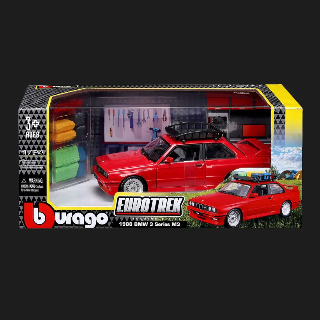Автомодель Bburago BMW M3 Eurotrek 1988