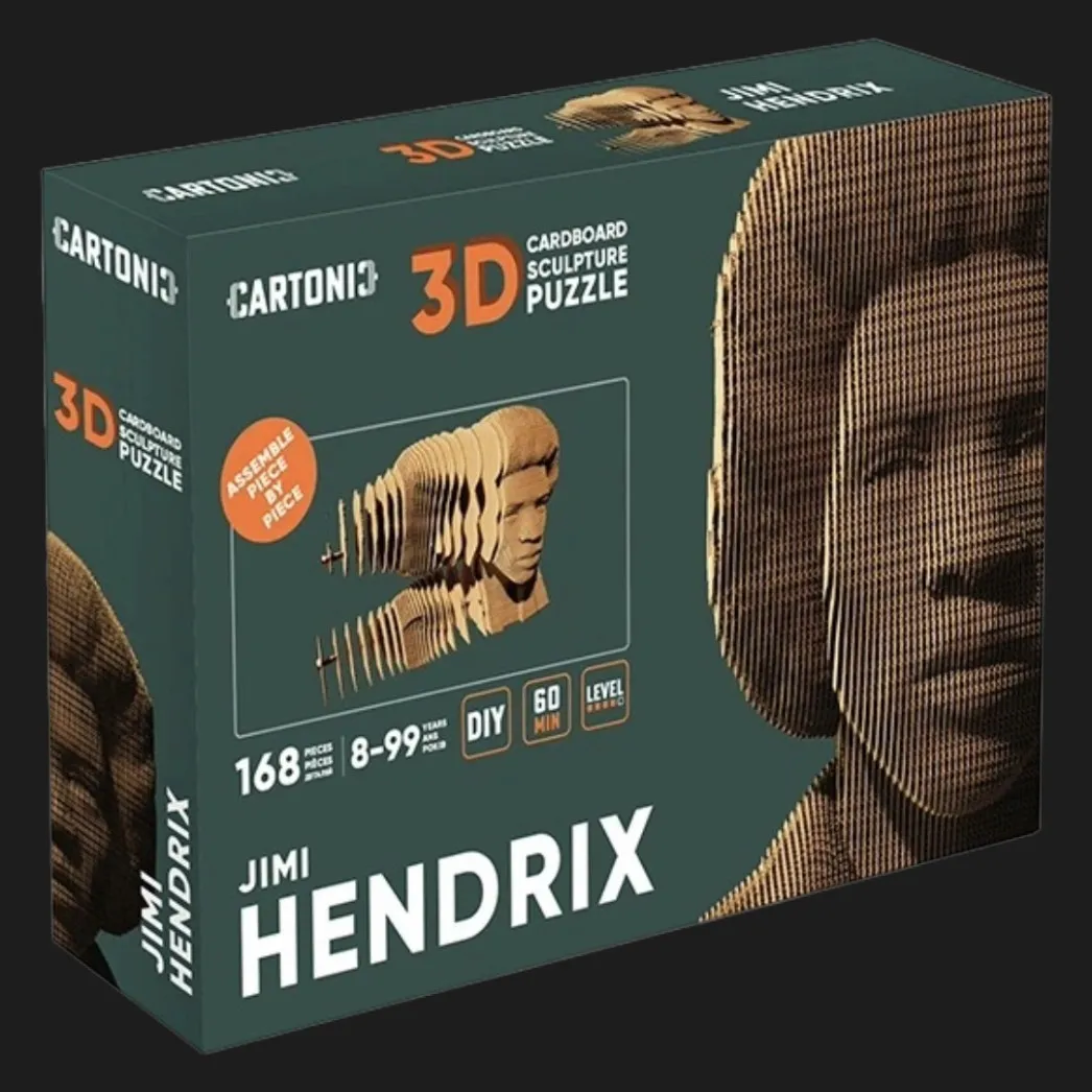 Картонный 3D пазл-конструктор Cartonic JIMI H (CARTMJMH)