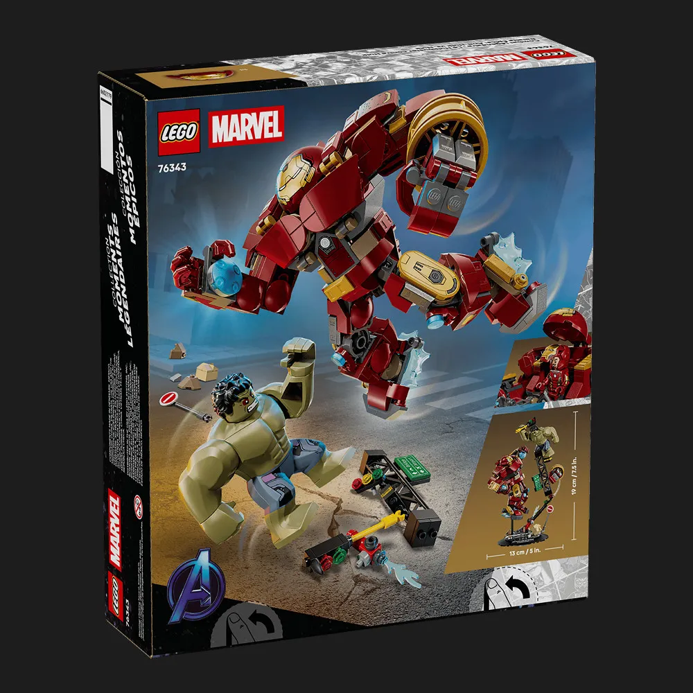 Конструктор LEGO Marvel "Легендарная битва: Халкбастер против Халка"