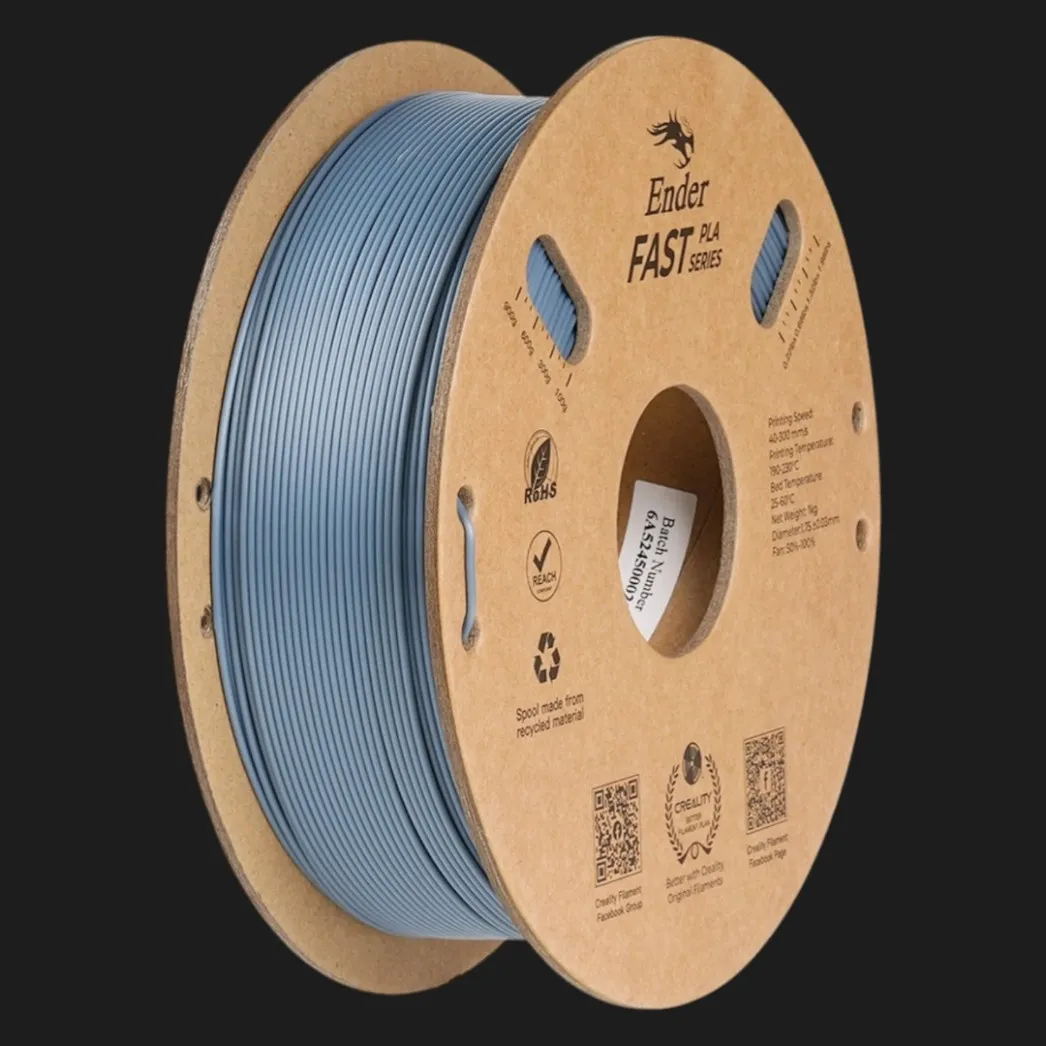 Пластик (Filament) CREALITY Ender Fast PLA 1кг 1.75мм Светло-серый