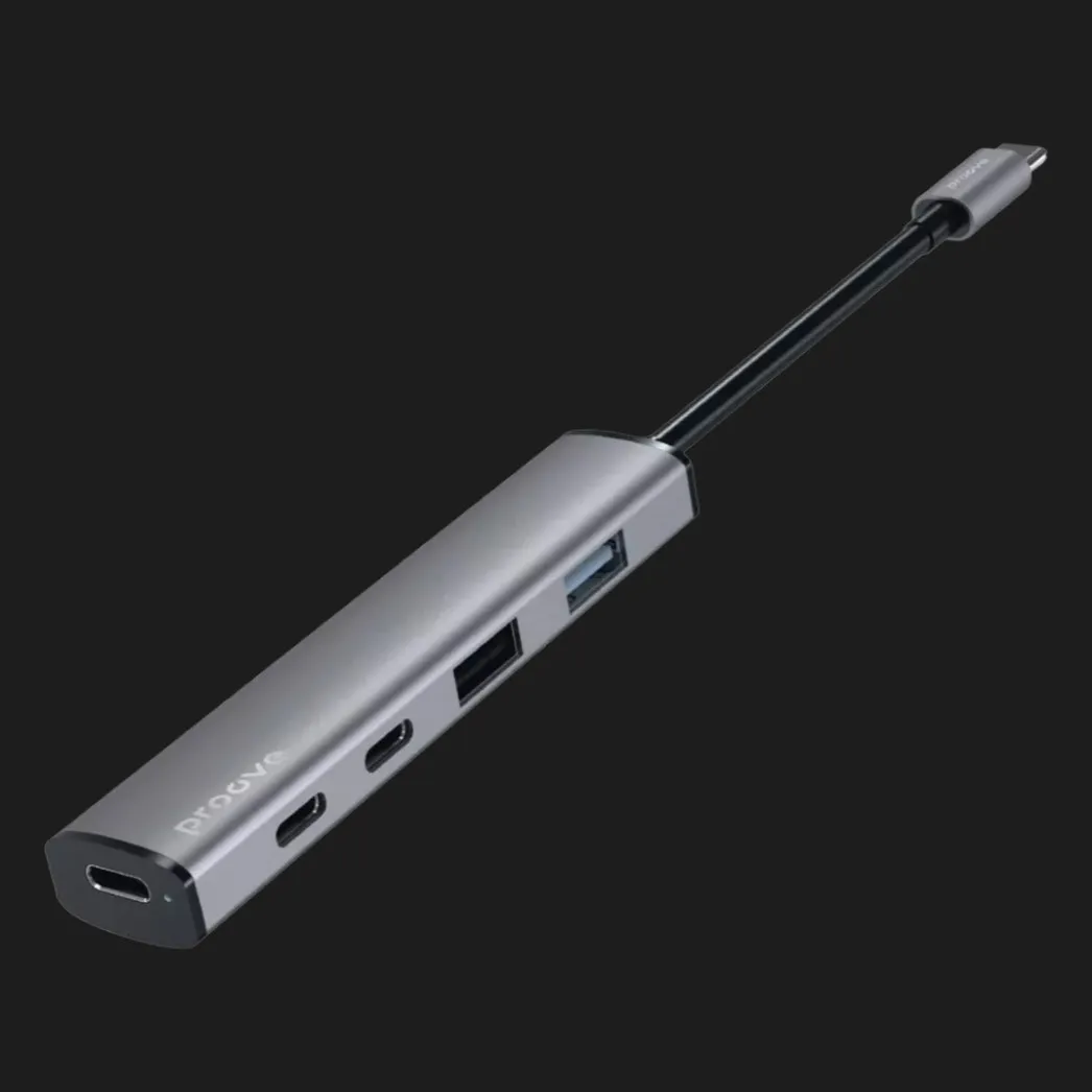 Адаптер Proove Arc Link 5 in 1 (2*USB + 3*Type-C)