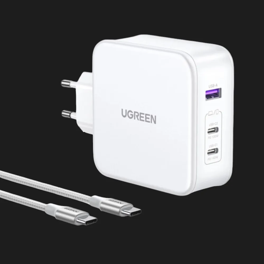 Блок питания UGREEN CD289 140W GaN Fast Charger with Cable