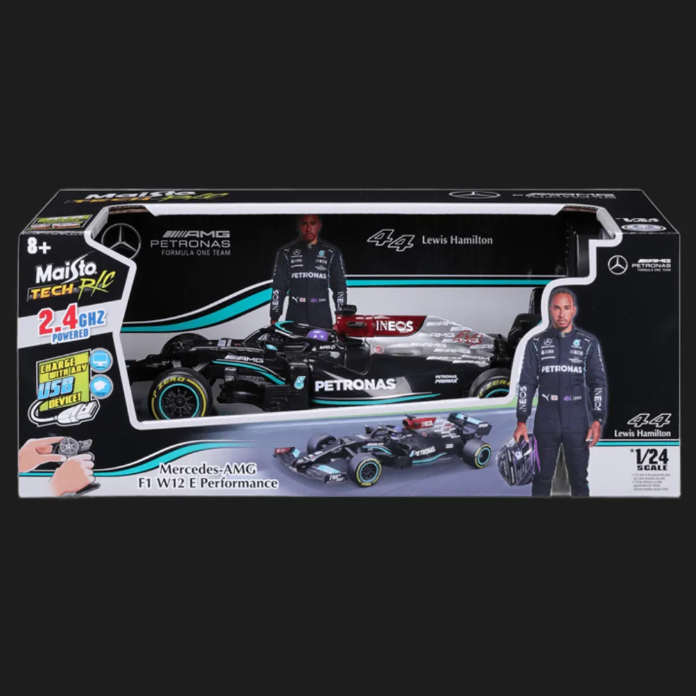Автомобиль на р/у Maisto Tech — F1 Mercedes-AMG, 1:24, #44 Lewis Hamilton