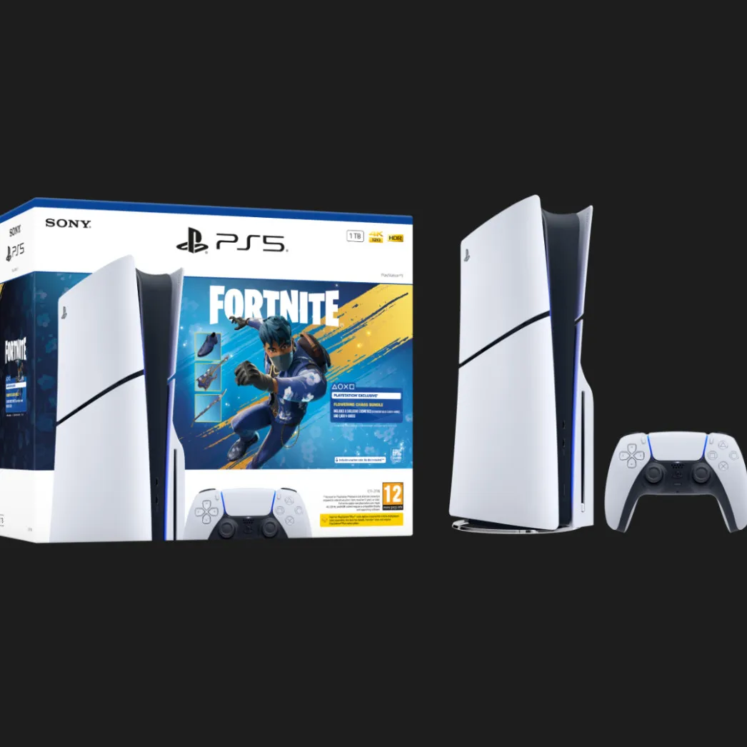 Sony PlayStation 5 Slim (Blu-Ray) (Fortnite Flowering Chaos Bundle)