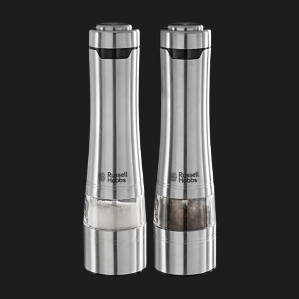 Мельницы для соли и перца Russell Hobbs ААх4 2шт стальные