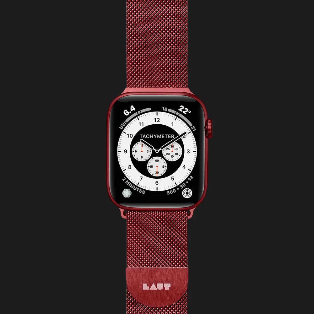 Ремешок LAUT Steel Loop для Apple Watch 38/40/41/42mm, Red
