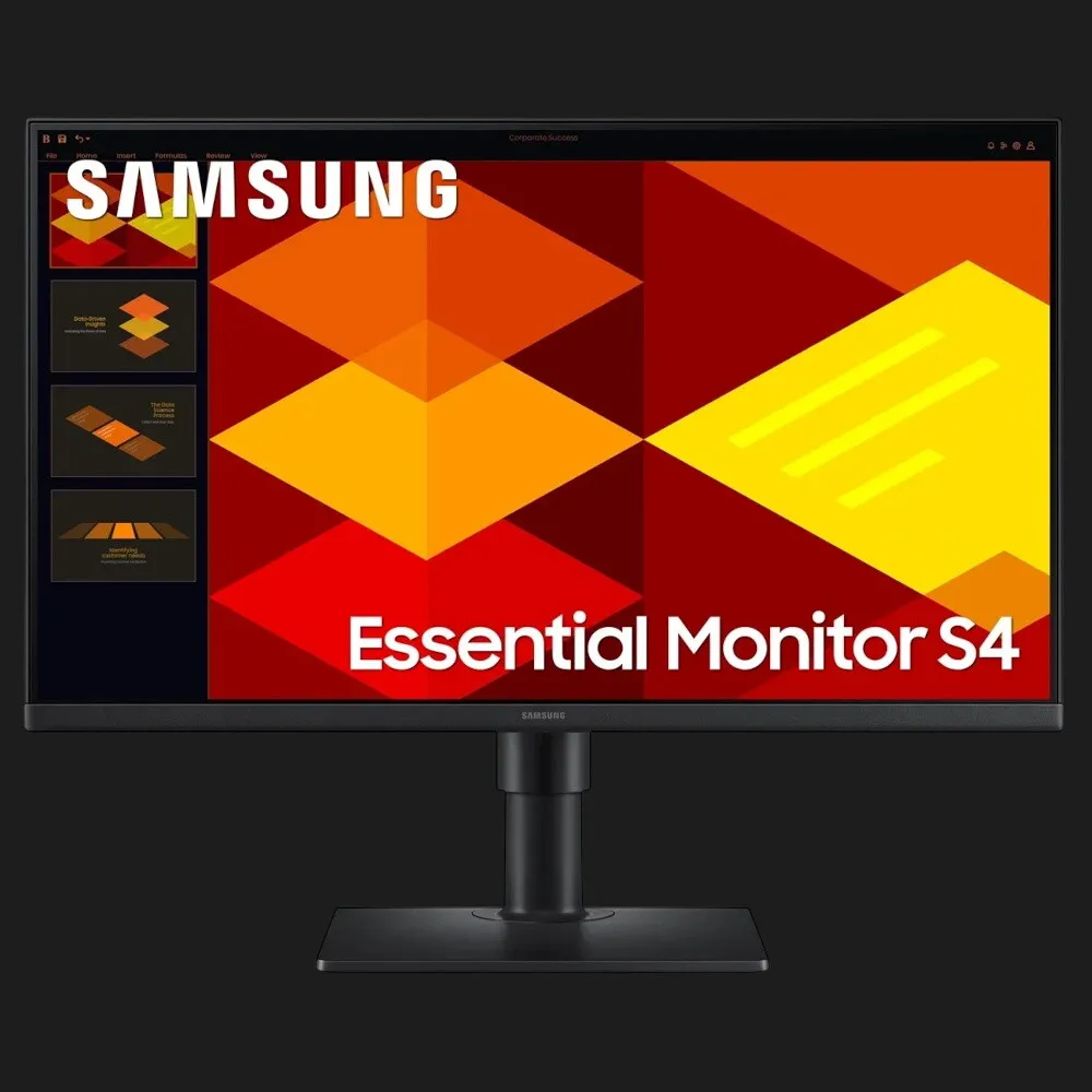 Монитор Samsung 24" Essential S4 IPS 100Hz LS24D400GAIXUA