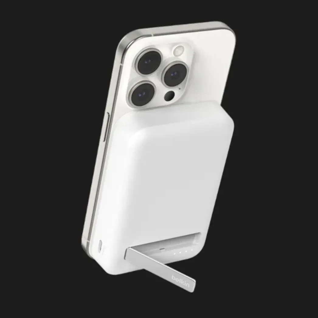 Зарядное устройство Power Bank Belkin 10000mAh 15W, MagSafe Qi2, White