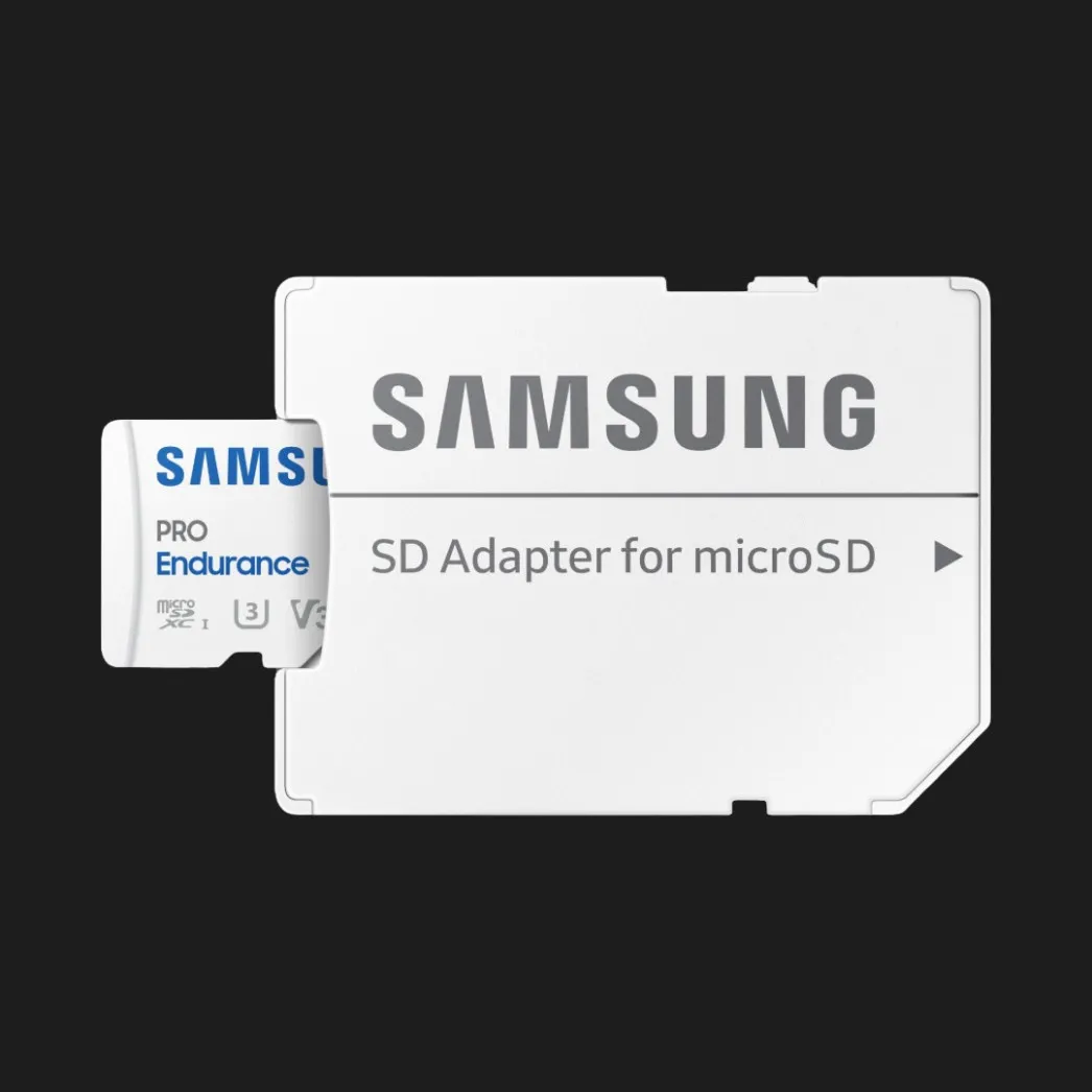 Карта памяти Samsung microSDXC PRO Endurance UHS-I U3 V30 Class 10 +SD Adapter