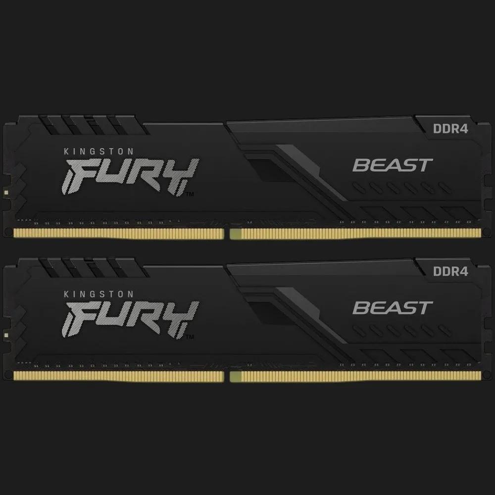 Оперативная память Kingston Fury Beast DDR4 2x8GB 3200MHz