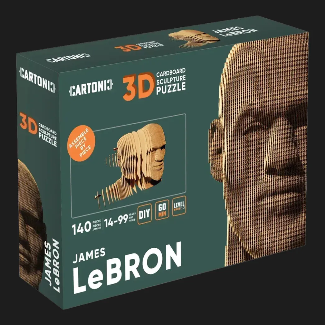 Картонный 3D пазл-конструктор Cartonic Леброн Джеймс (LeBRON) (CARTMLBJ)