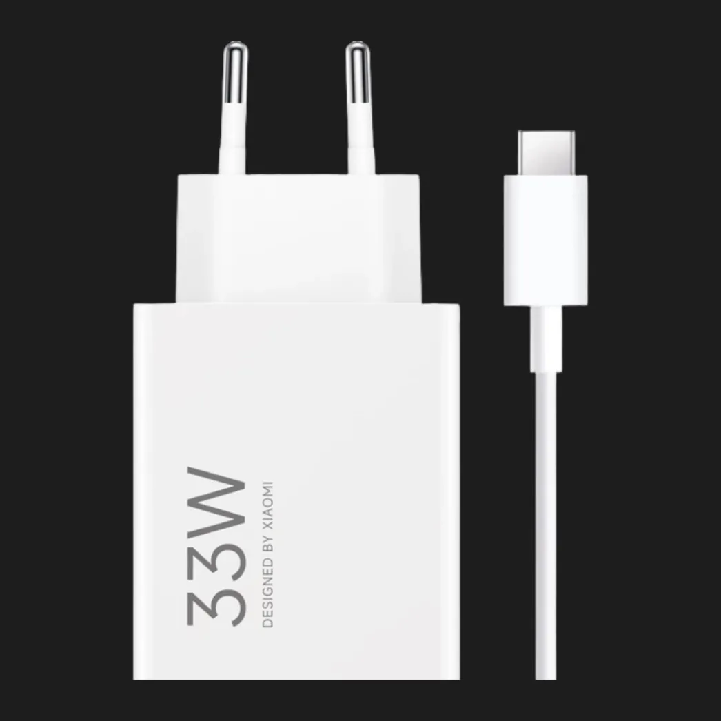 Блок питания Xiaomi 33W Charging Combo (Type-A) EU + Кабель USB-C