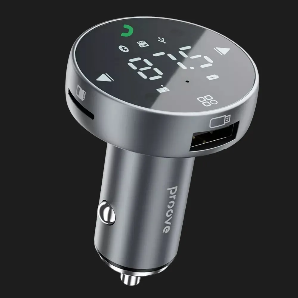 АЗУ Proove FM Launcher Sound Sync 30W (PD+QC3.0) Type-C+USB
