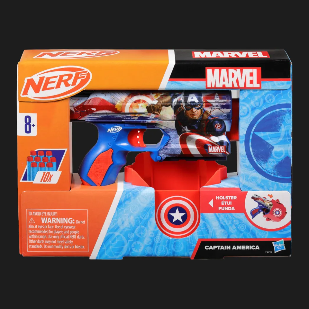 Бластер Nerf Капитан Америка