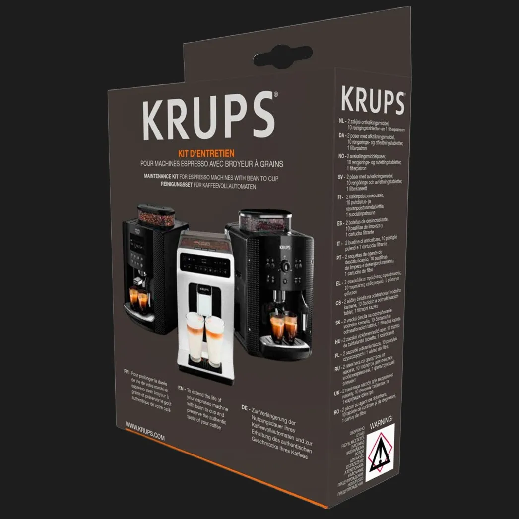 Чистящее средство кофемашины Krups комплект обслуживания