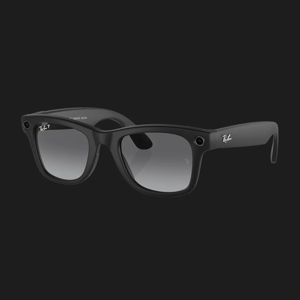 Смарт-очки Ray-Ban Meta Wayfarer (Gen 2) (Matte Black/Clear to Gray Transitions) (RW4012 601S1Z 50-22) (M)