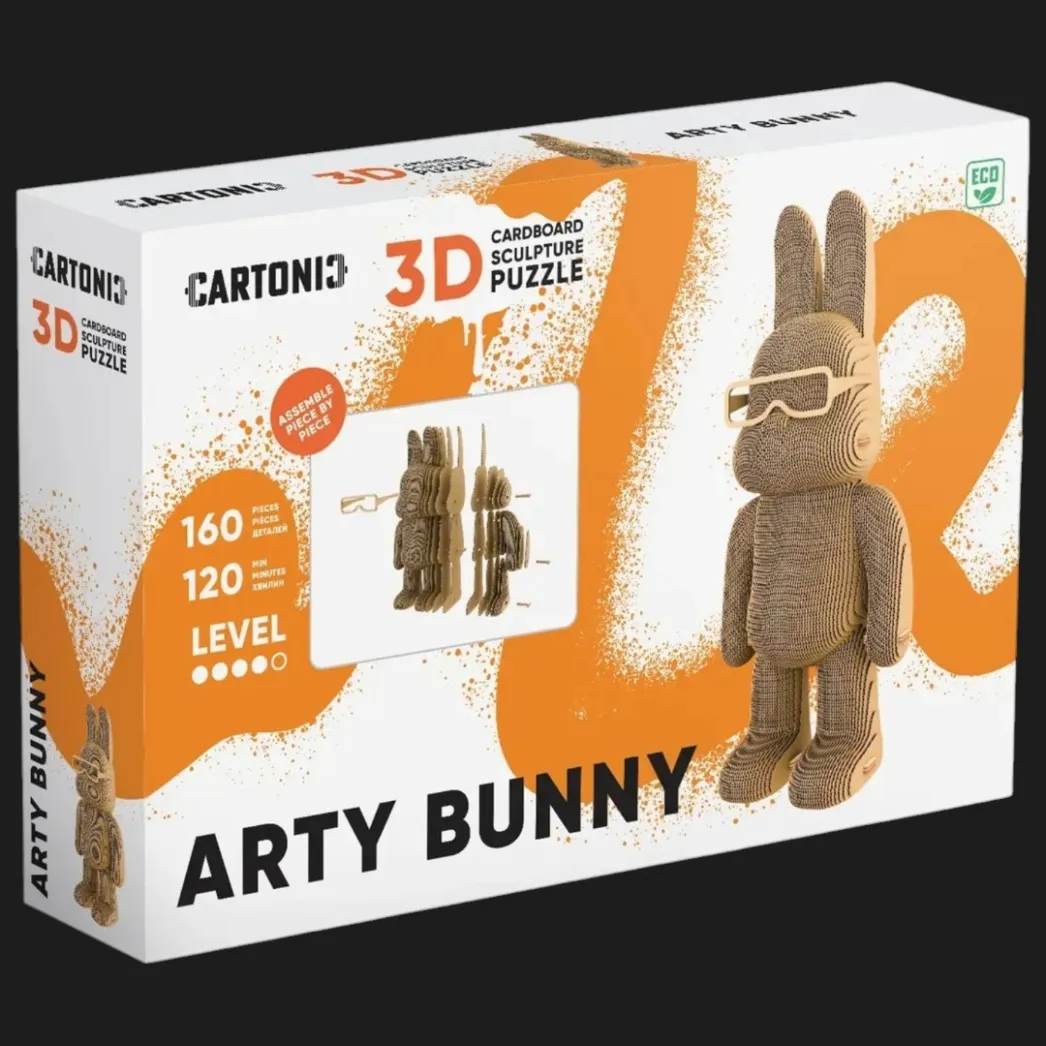 Картонный 3D пазл-конструктор Cartonic Arty Bunny (CARTARTBUNN)