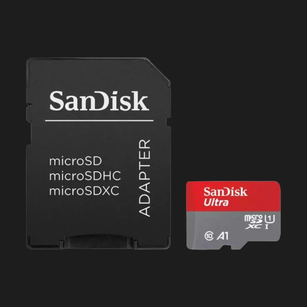 Карта памяти SanDisk microSDXC UHS-I A1 Class 10 Ultra