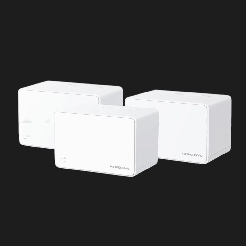 Wi-Fi Mesh система MERCUSYS Halo H80X AX3000, 3xGE LAN/WAN, 3 мод