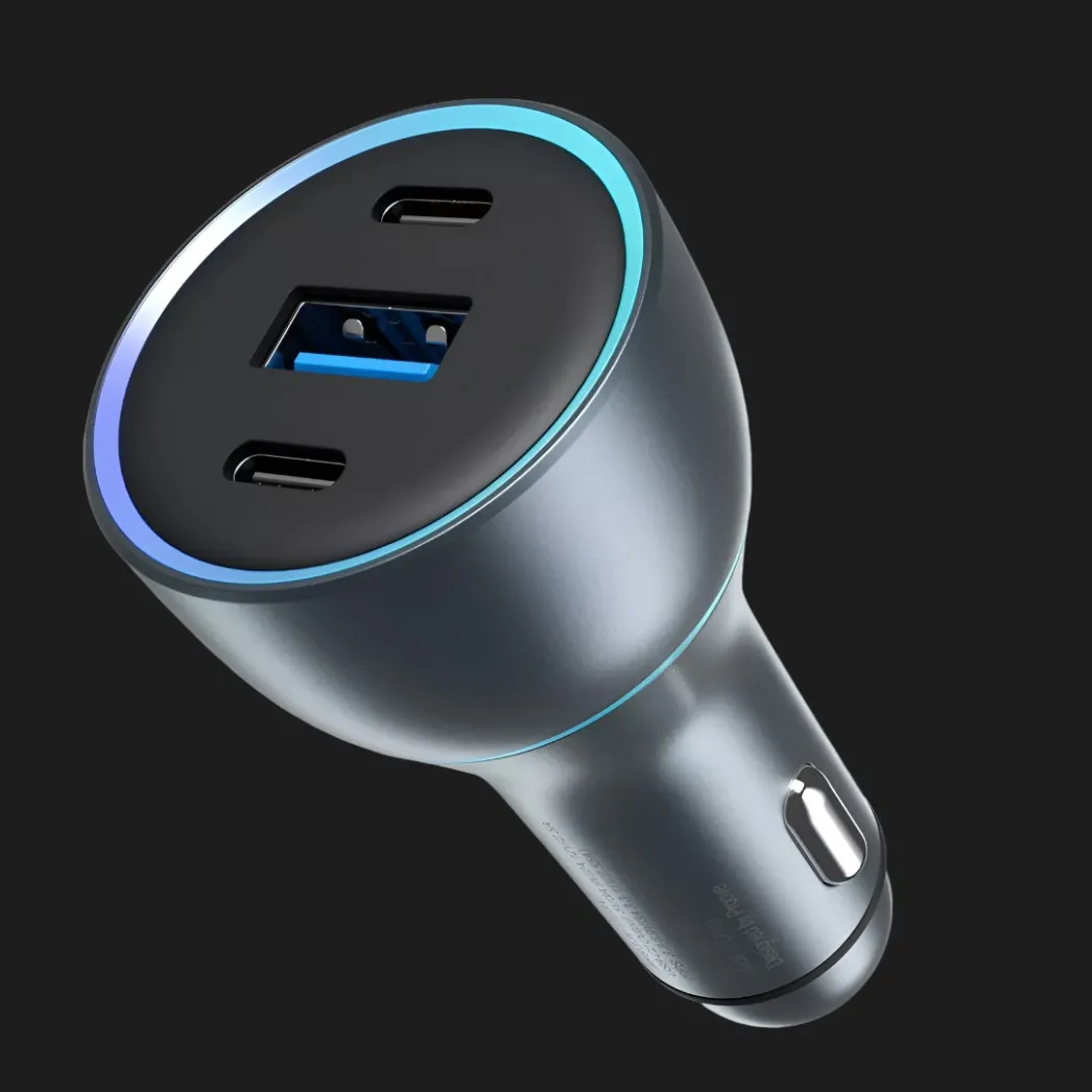 Автомобильное зарядное устройство Proove Super Charge 130W (2 Type-C + USB)