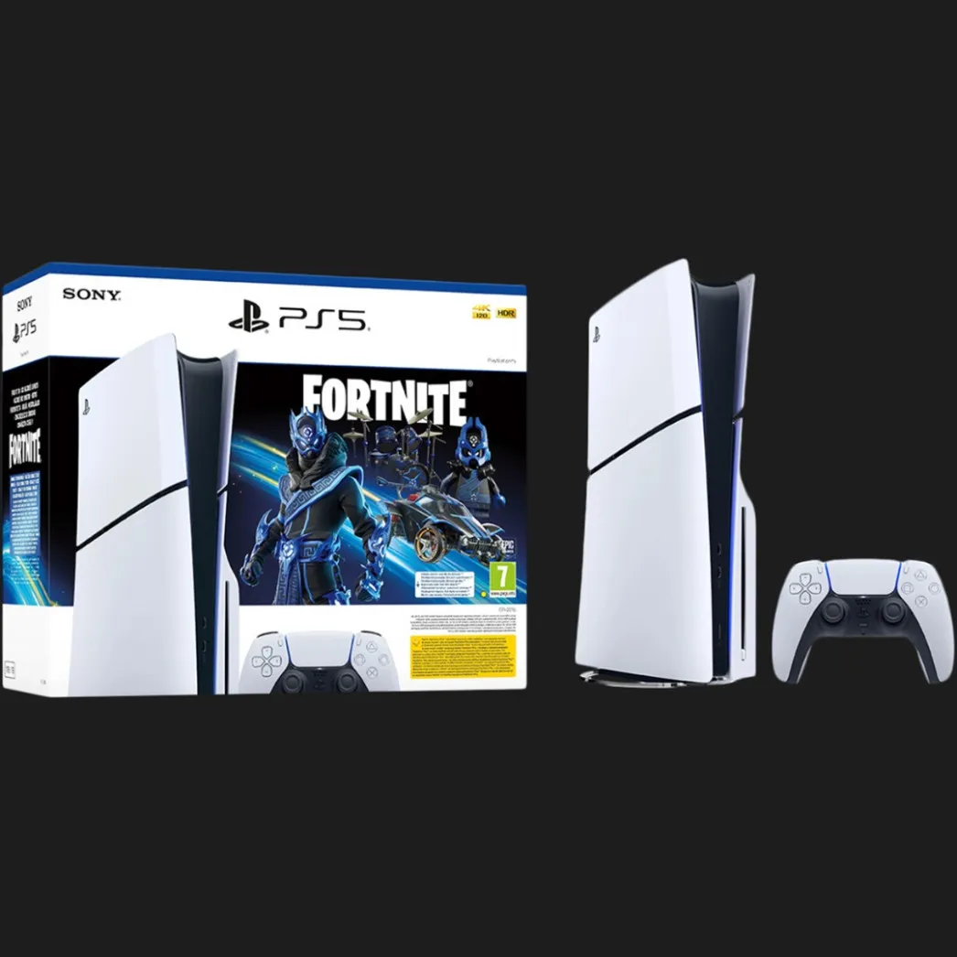 Sony PlayStation 5 Slim (Blu-Ray) (Fortnite Cobalt Star Bundle)
