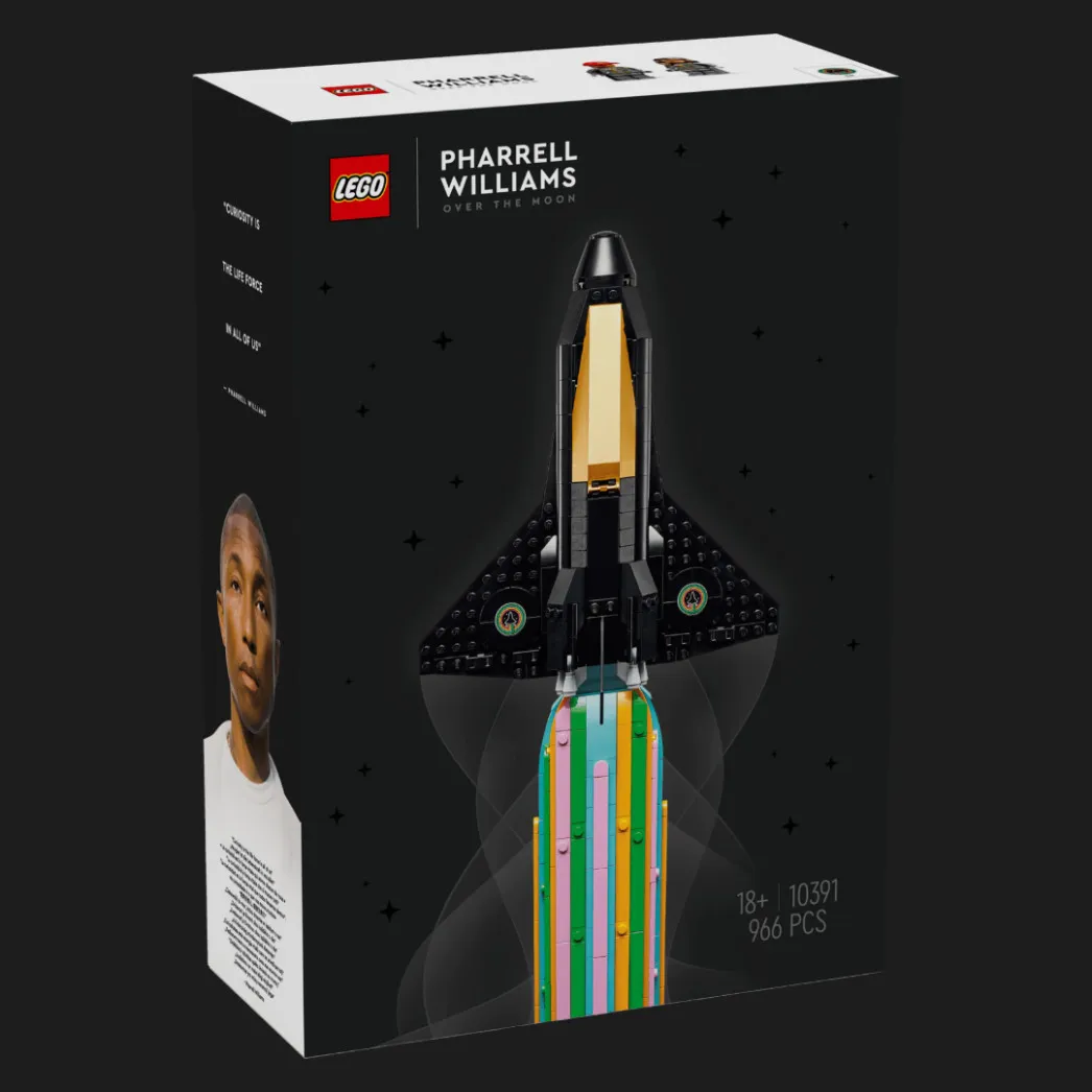 Конструктор LEGO Icons Over the Moon с Фарреллом Уильямсом