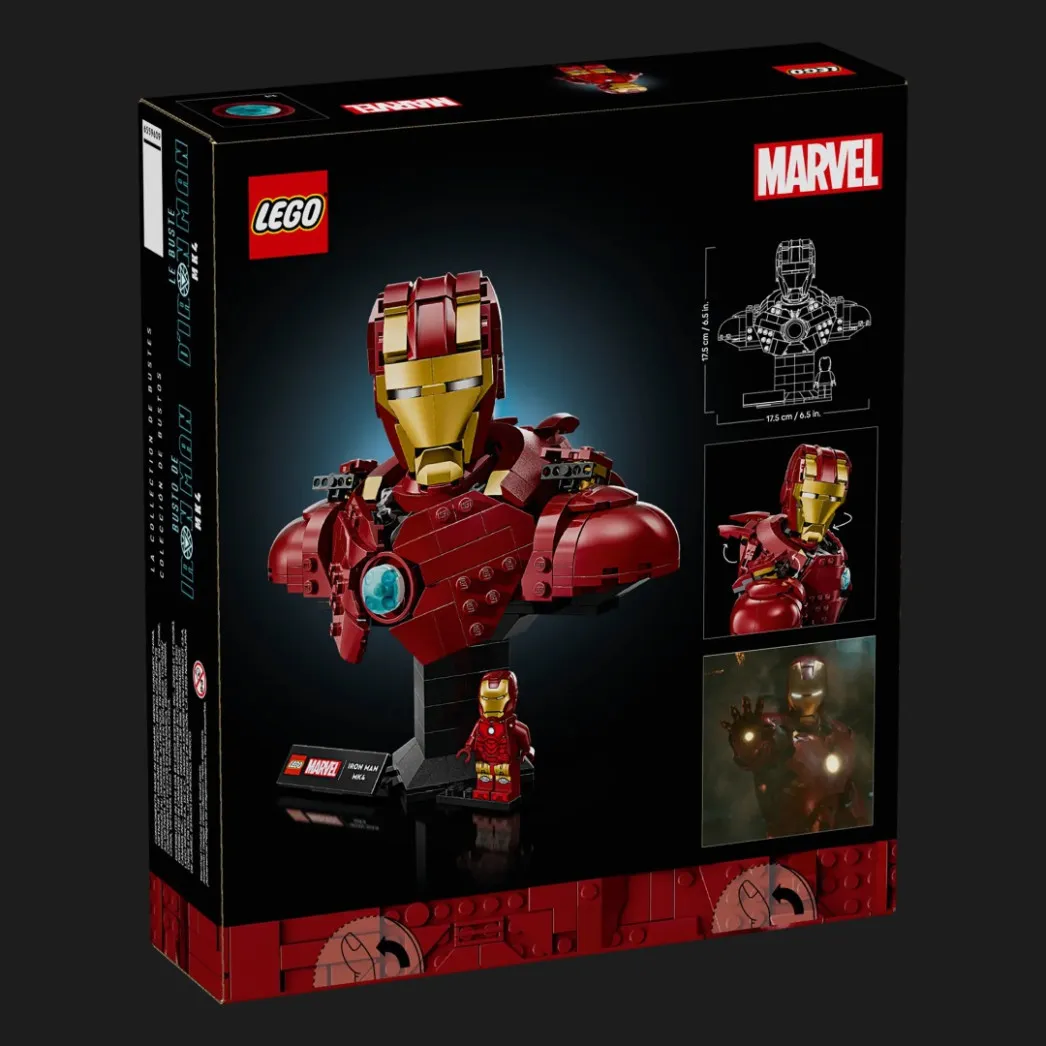 Конструктор LEGO Marvel Бюст Железного Человека MK4