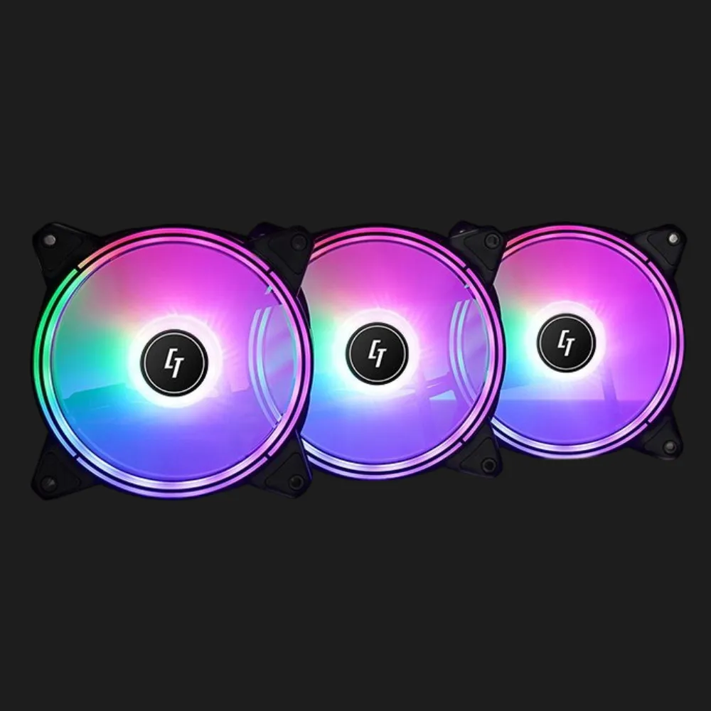 Вентилятор Chieftec Nova NF-3012-RGB KIT x3 120 ARGB