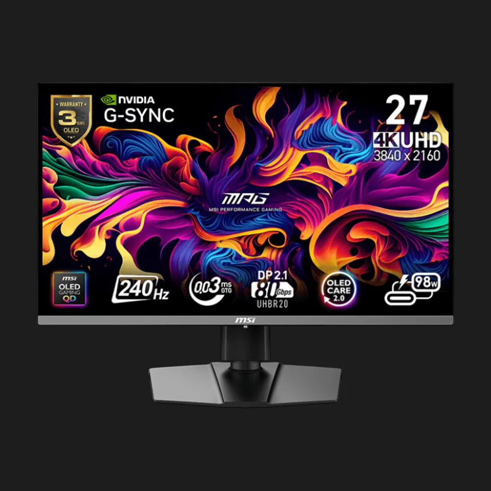Монитор MSI 26.5" MPG 272URX QD-OLED 240Hz