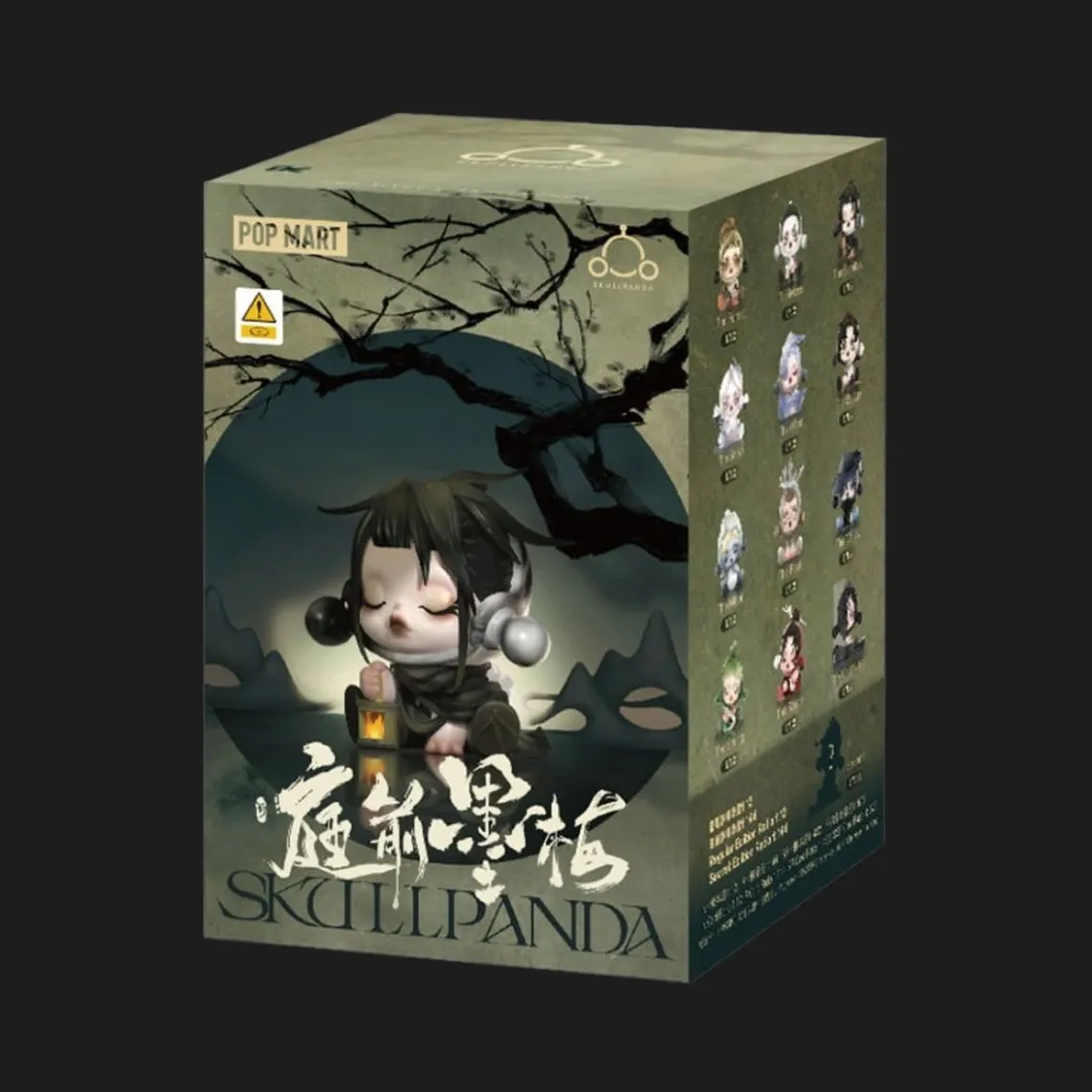Коллекционная фигурка-сюрприз Pop Mart Skullpanda (The Ink Plum Blossom)
