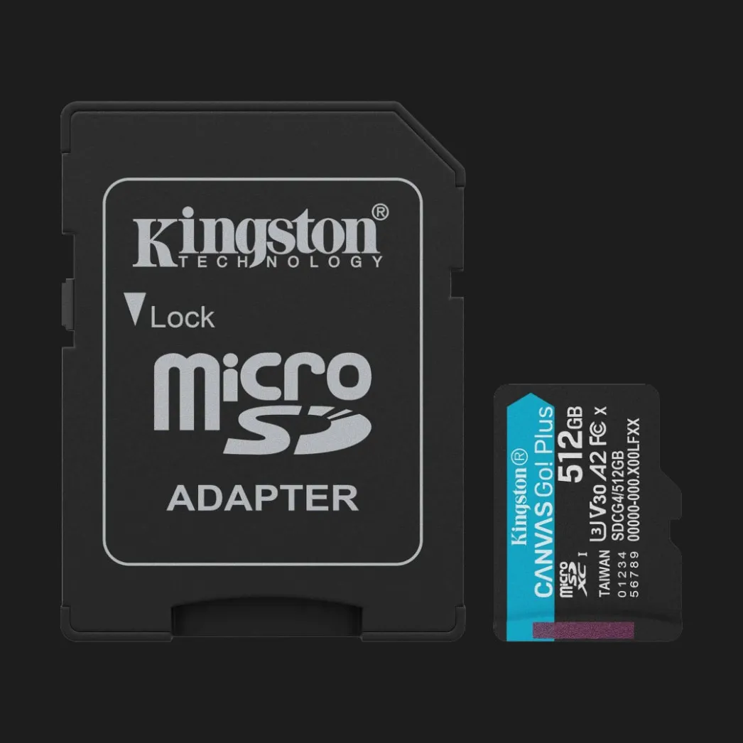 Карта памяти Kingston Canvas Go Plus (SDCG4/512GBSP)