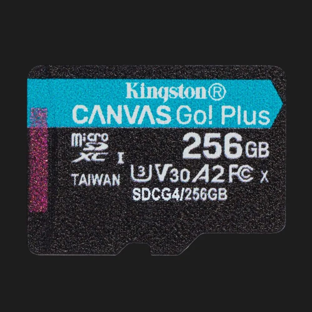 Карта памяти Kingston Canvas Go Plus (SDCG4/256GBSP)