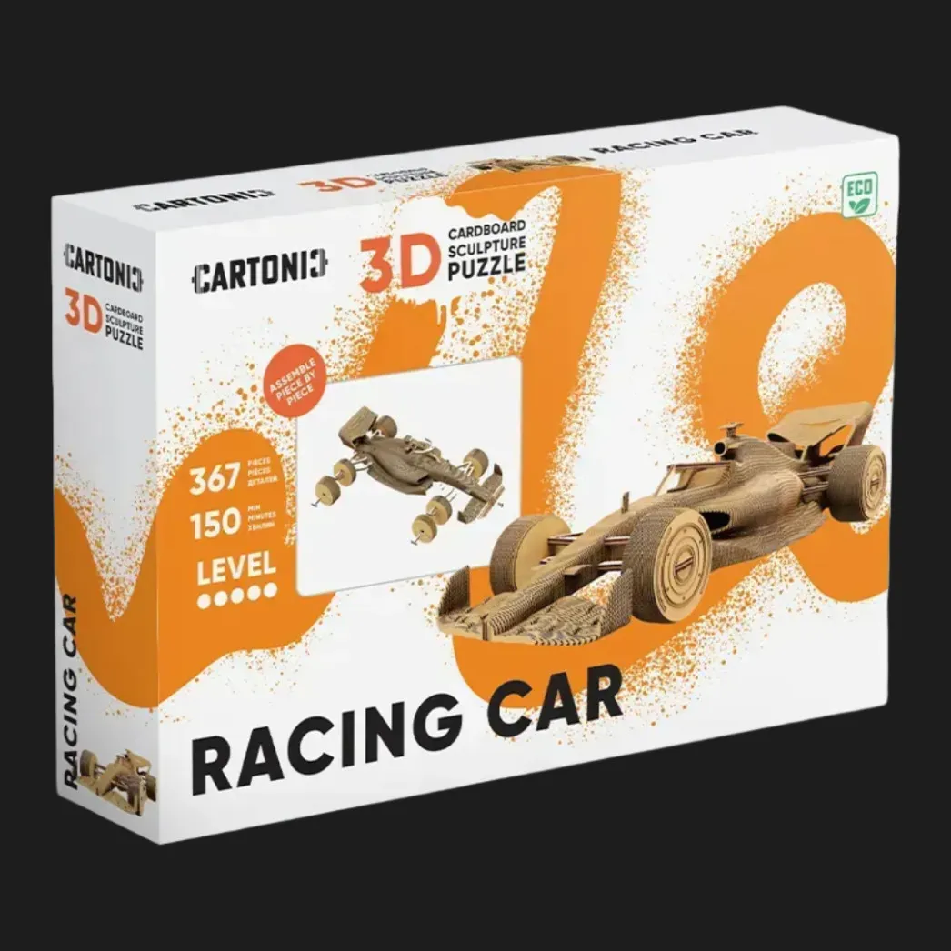 Картонный 3D пазл-конструктор Cartonic Racing Car (CARTRAC)