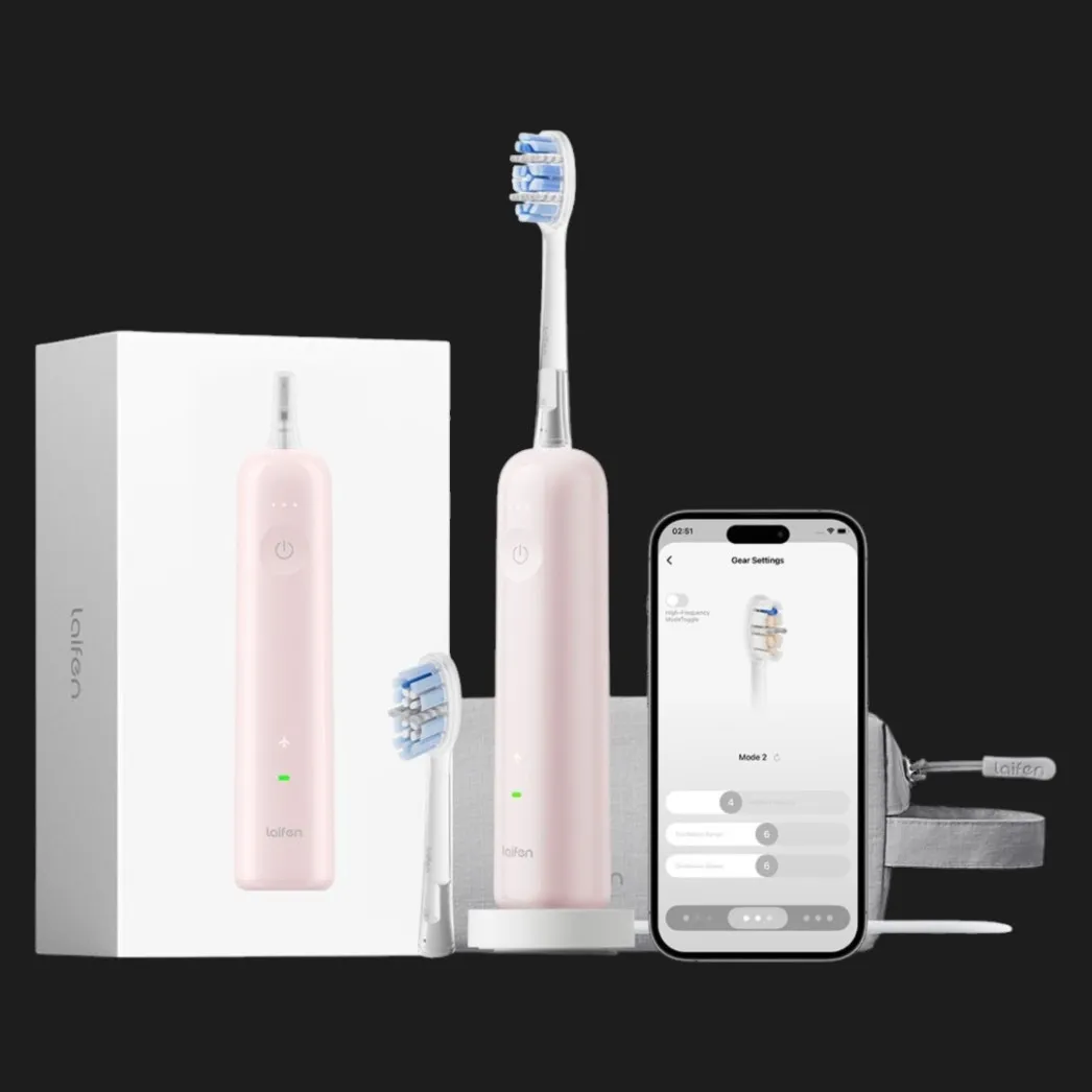 Зубная электрощетка Laifen Wave PRO Plastic (Pink) (1TB92-P-XX-PK-002)