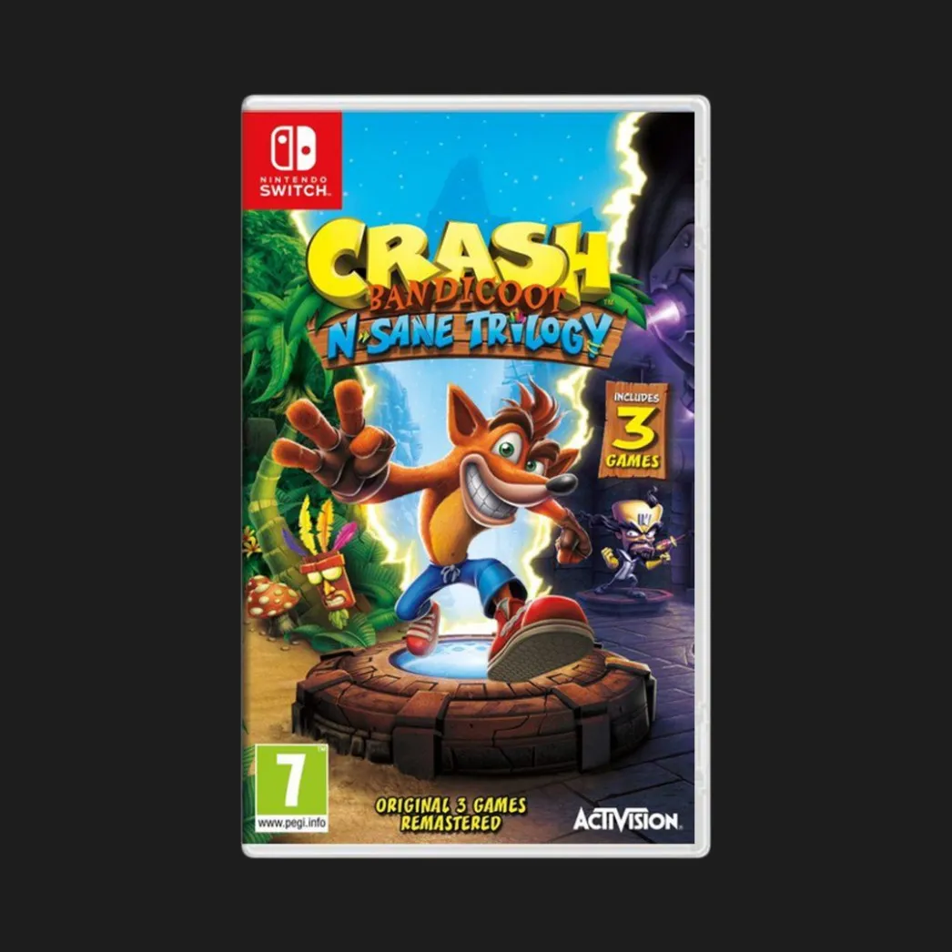 Игра CRASH BANDICOOT N. SANE TRILOGY для Nintendo Switch