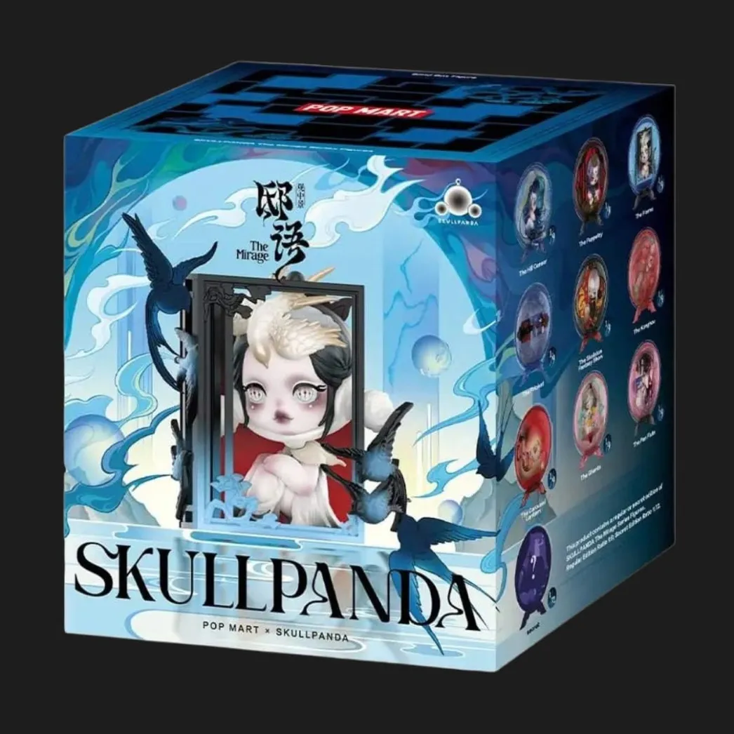Коллекционная фигурка-сюрприз Pop Mart Skullpanda (The Mirage)