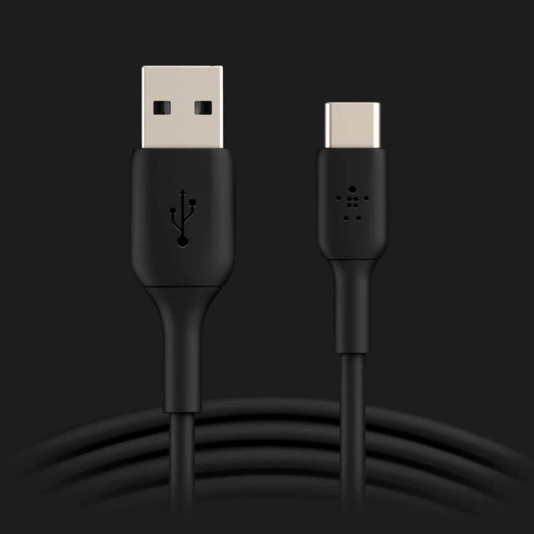 Кабель Belkin USB-A to USB-C PVC 1m, Black