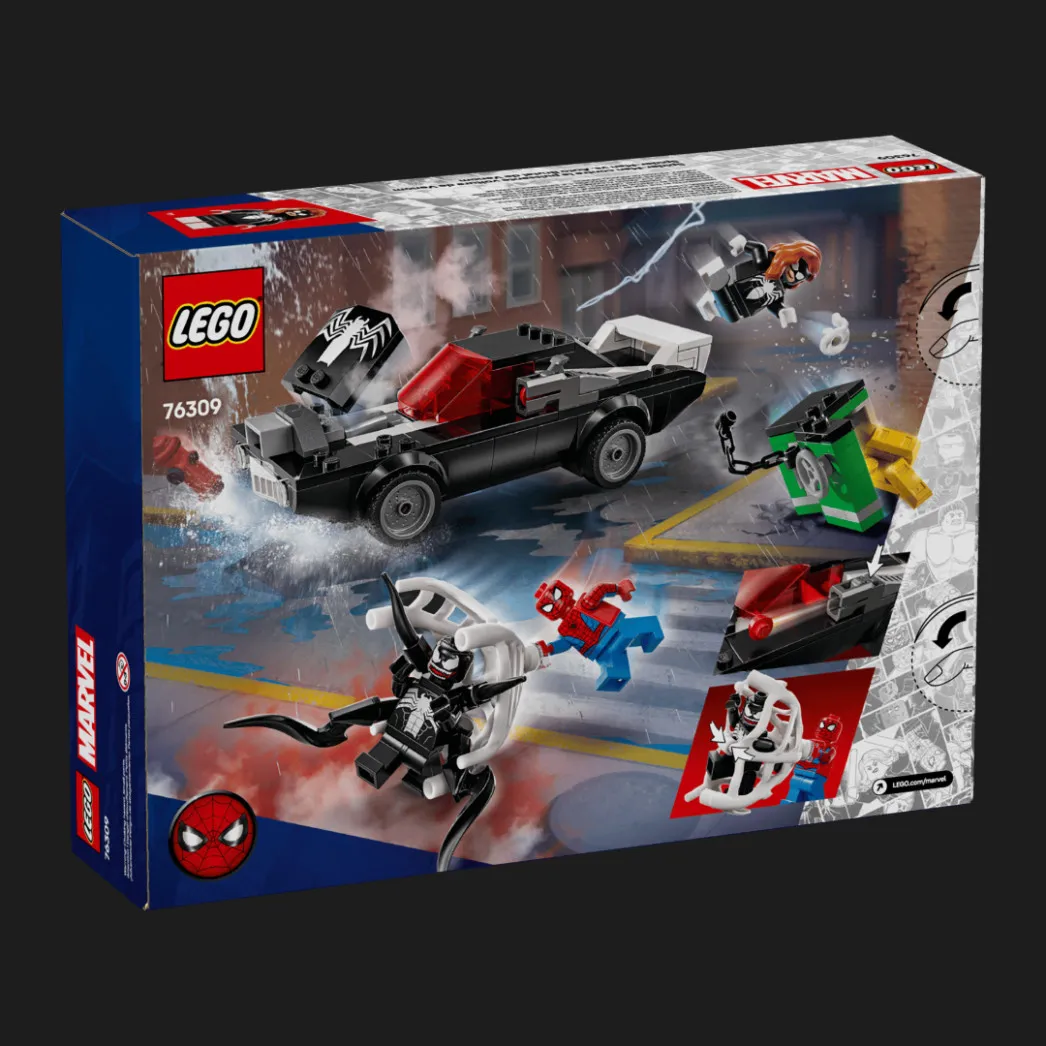 Конструктор LEGO Marvel Человек-паук против маслкара Венома