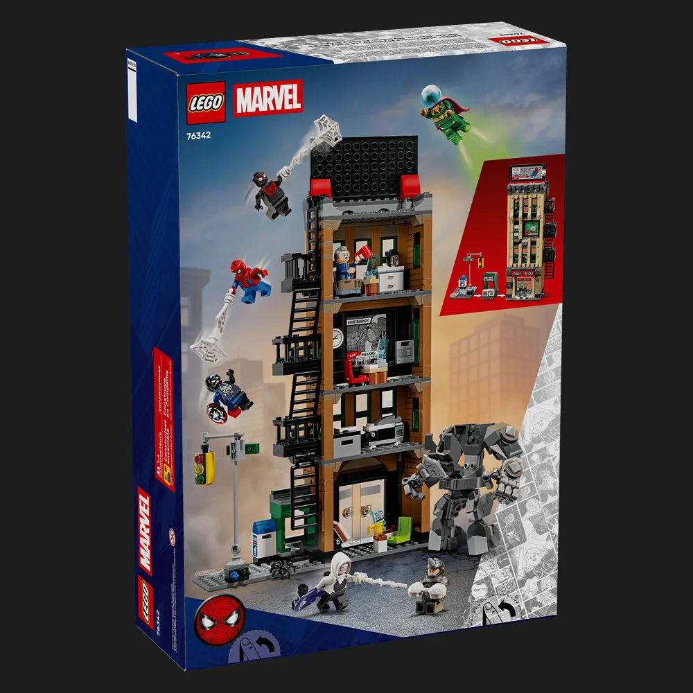 Конструктор LEGO Marvel Человек-паук против Мистерио: Дейли Бьюгл