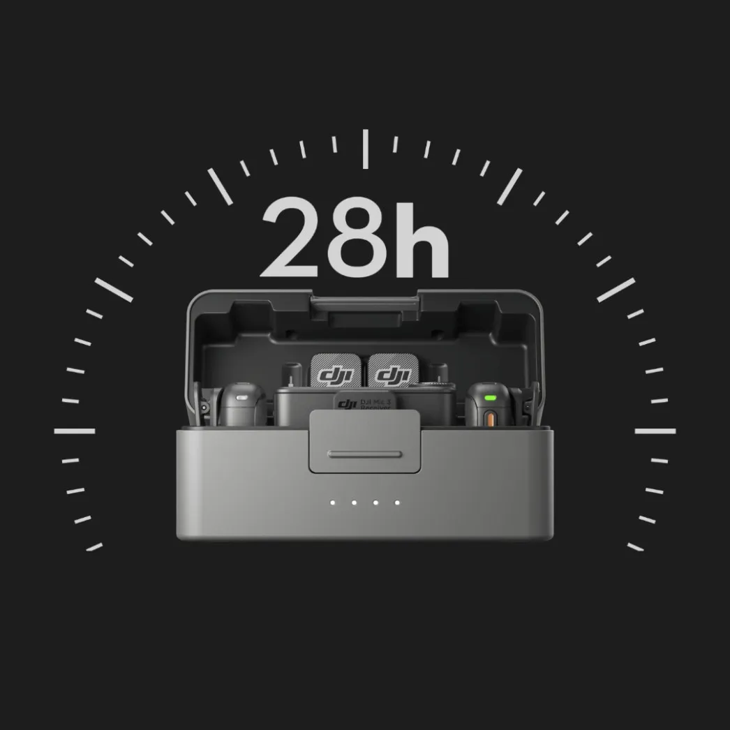 Микрофонная радиосистема DJI Mic 3 (2 TX + 1 RX + Charging Case)