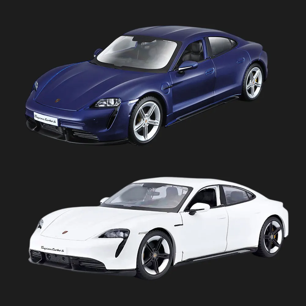 Автомодель Bburago Porsche Taycan Turbo S в ассортименте (1:24)
