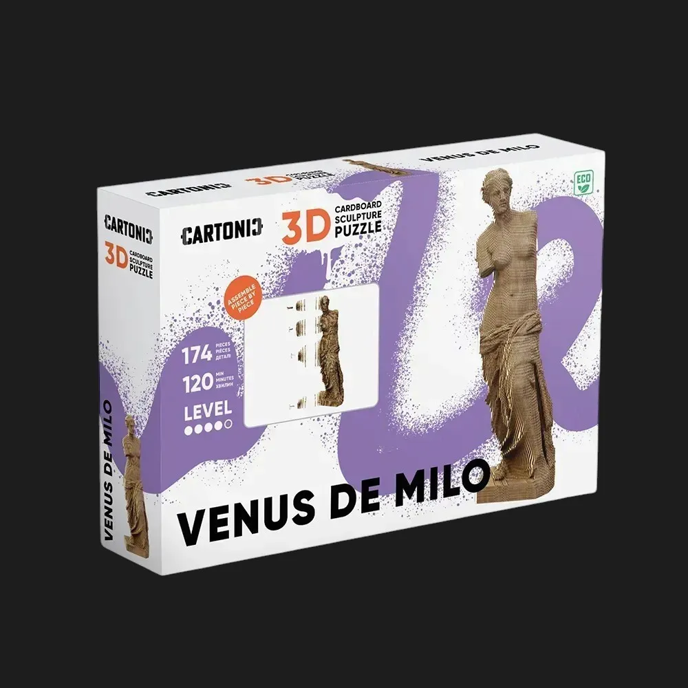 Картонный 3D пазл-конструктор Cartonic Статуя Венеры Милосской (Venus de Milo) (CARTVENUS)