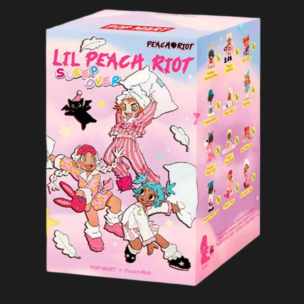 Коллекционная фигурка-сюрприз Pop Mart Lil Peach Riot (Sleepover)