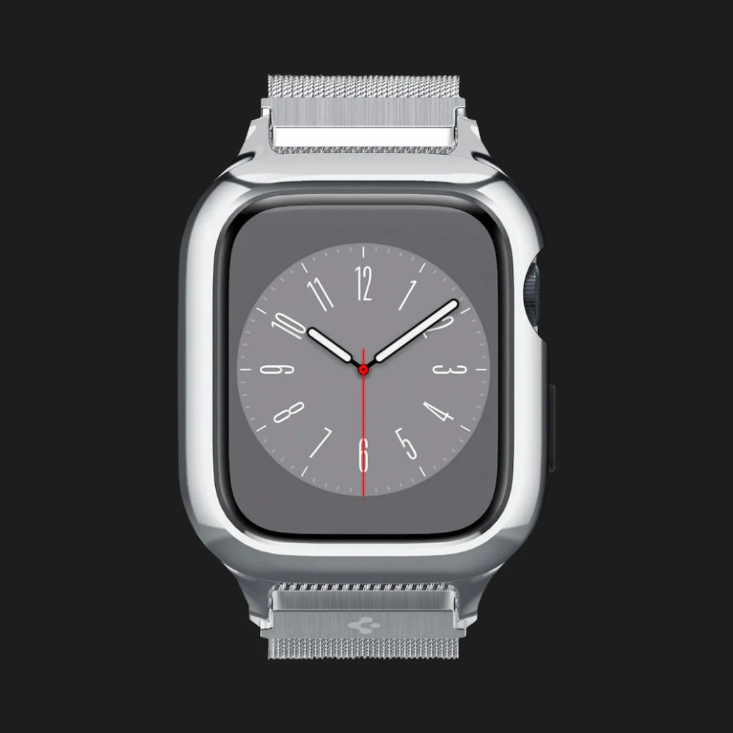 Чехол-ремень Spigen Metal Fit Pro для Apple Watch 44/45mm