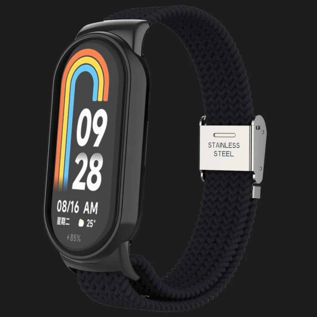 Ремешок Braided Solo Loop для Xiaomi Smart Band 10/9/8