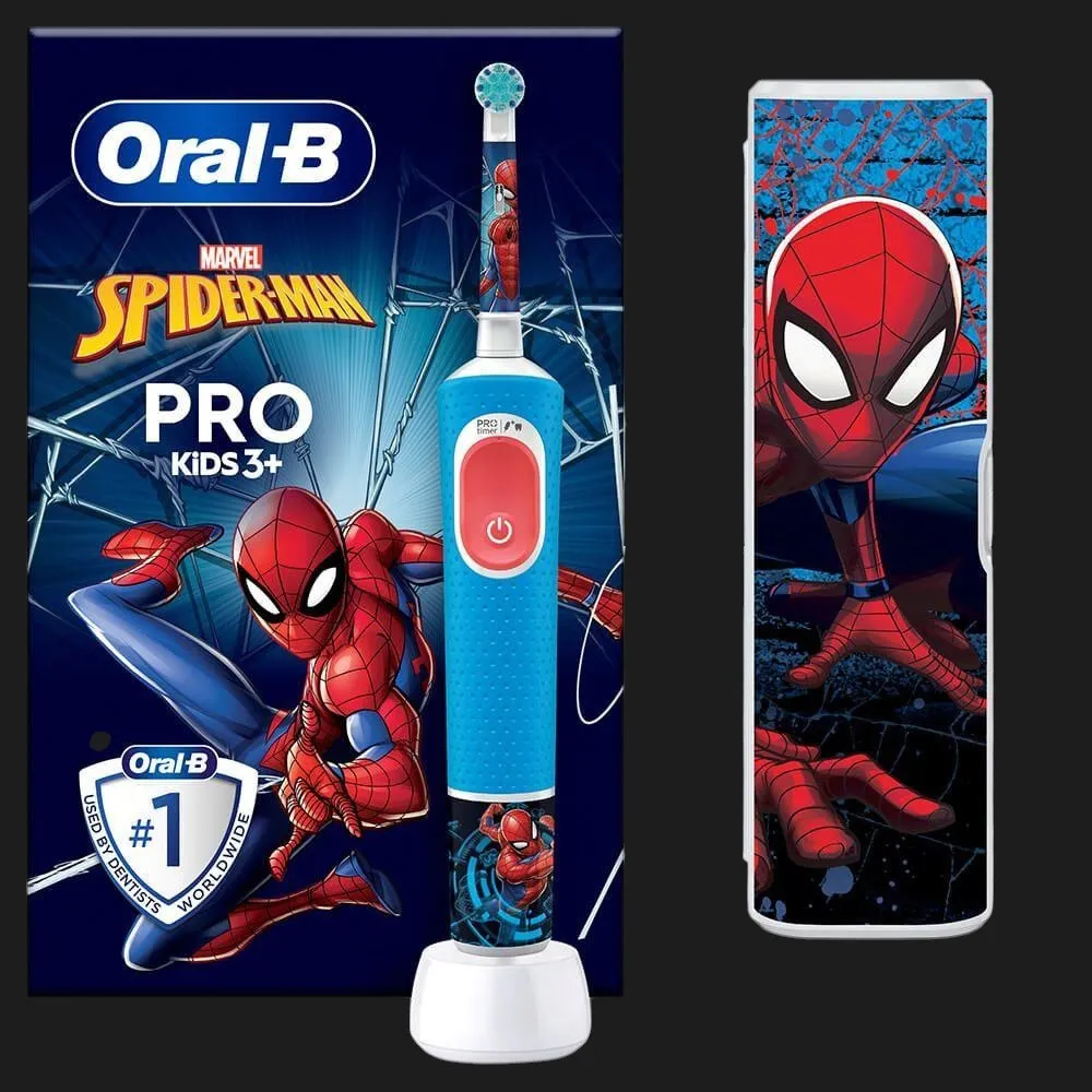 Зубная электрощетка BRAUN Oral-B Kids Spider-Man