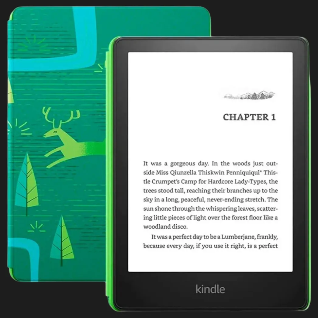 Электронная книга Amazon Kindle Paperwhite Kids 11th Gen (Emerald Forest)