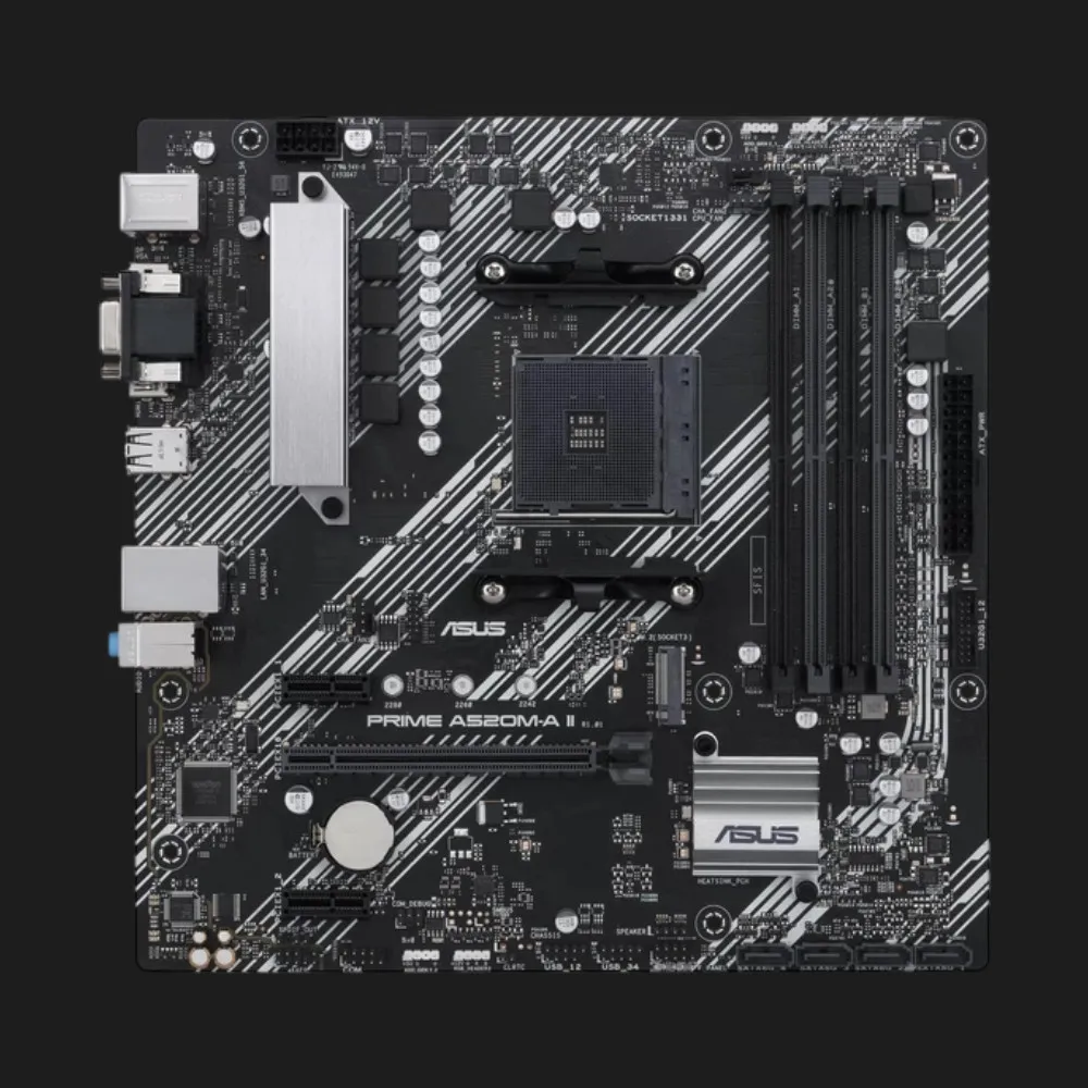 Материнская плата ASUS PRIME A520M-A II/CSM